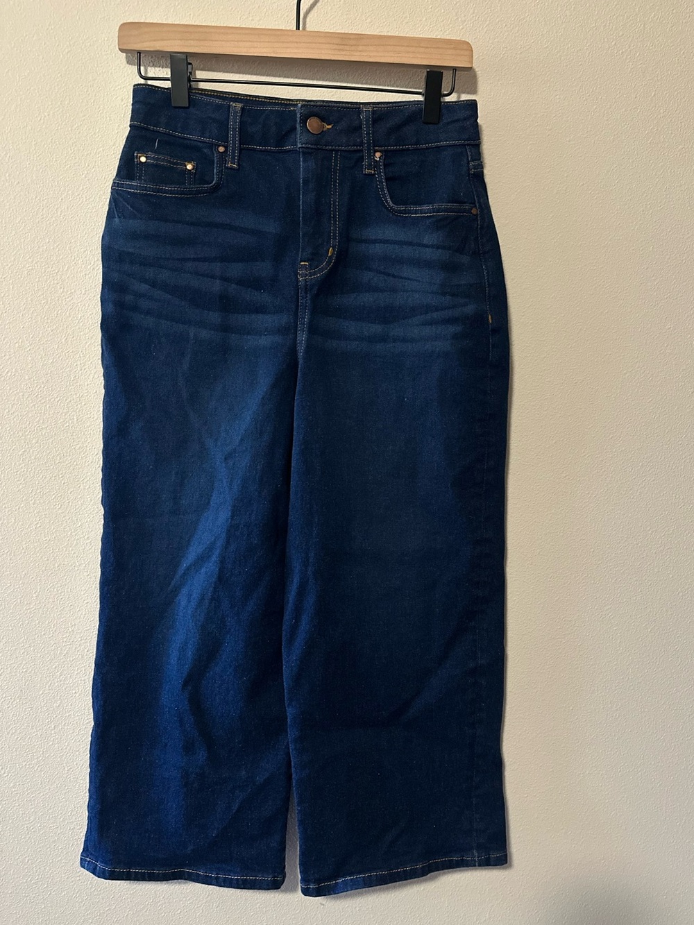 Boden Denim wide leg jeans dark wash size 6P style R0099